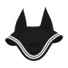 Cofia Double Stripes en tejido técnico Equestro - Negro