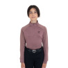 Capa base infantil unisex de tejido técnico Equestro - Astas / negro