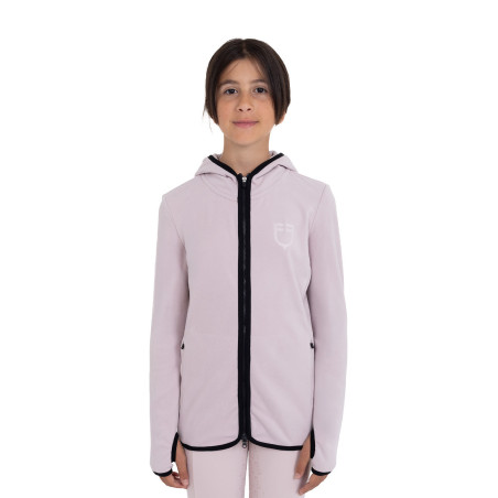 Sudadera infantil unisex de polar con cremallera Equestro