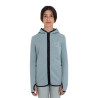 Sudadera infantil unisex de polar con cremallera Equestro - Gris pizarra