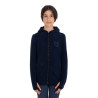 Sudadera infantil unisex de polar con cremallera Equestro - Americana marina
