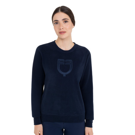 Sudadera de mujer de cuello redondo de forro polar Equestro