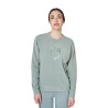 Sudadera de mujer de cuello redondo de forro polar Equestro - Gris pizarra