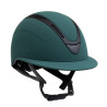 Gorra Apocalypse mujer calota revestida en tejido homologación Astm F1163-23 Equestro - Bosque de pinos