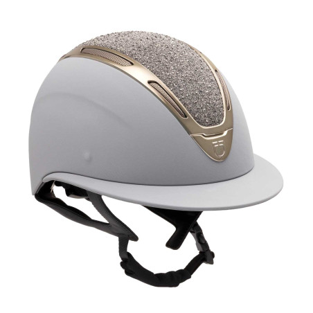 Casco Apocalypse para mujer con calota revestida y strass homologación Astm F1163-23 Equestro