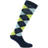 Calcetines Equi-Theme Argyle señora - Marino / amarillo