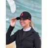 Gorra Le Sabotier Mario - Negro / logo coral