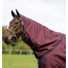 Cuello Horseware Amigo® Bravo 12 Original 150g 1200D - Burdeos / marino / gris titanio