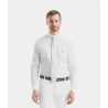Diseño Camisa de concurso de equitación de manga larga para hombre Horse Pilot - Blanco