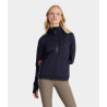 Sudadera con cremallera Quest de equitación para mujer Horse Pilot - Noche oscura