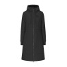 KLMary Abrigo impermeable acolchado para mujer Kingsland - Negro