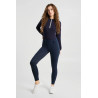 Legging térmico híbrido Horze Anya full grip - Azul oscuro