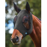 Máscara antimoscas elástica ComFiTec con orejas Weatherbeeta - Carbón vegetal / negro