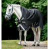 Rambo 1680D Wug Turnout 400 g Horseware - Negro / tormenta / gris plateado