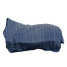 Manta de cuello alto HKM Norwich 600D 300g - Azul / cuadros