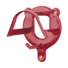 Porta-bridón metálico Waldhausen - Rojo cereza