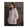 Parka impermeable mujer Safa Flags & Cup - Beige