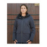 Parka impermeable mujer Safa Flags & Cup - Negro