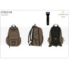Mochila técnica unisex de ripstop Equestro - Marrón oscuro