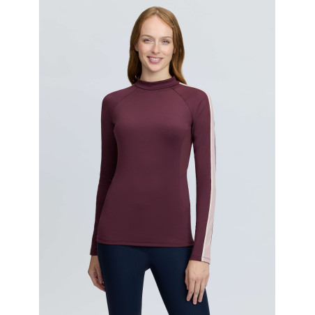 Top técnico LeMieux de cuello alto Talia Bramble