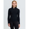 Camiseta técnica acanalada Rayé LeMieux Young Rider - Negro
