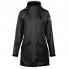 Chaqueta impermeable PU Horze Billie para mujer - Negro