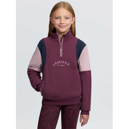 Jersey con cremallera de un cuarto Young Rider Viola LeMieux