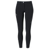 Pantalones de equitación softshell Bond Mountain Horse mujer - Negro