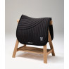 Sudadera de silla Horse Pilot unisex ergonómica - Negro / lentejuelas