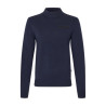 Jersey de punto con cuello alto KLmitchel para hombre Kingsland - Marino