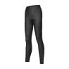KLMia Legging de cuero elástico para mujer Kingsland - Negro