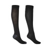 Calcetines altos unisex con logo pack de 2 Kingsland - Negro