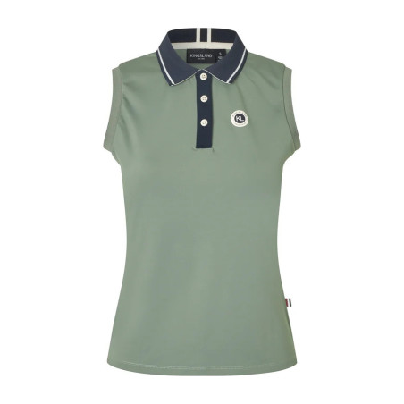 Polo sin mangas para mujer de piqué KLLaura Kingsland