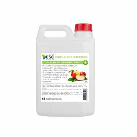 Vinagre de manzana puro de Normandía 2,5L ESC Laboratoire