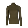 Camiseta cuello alto Montalcino- HKM - Verde oliva
