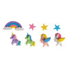 Goma set Unicorn- HKM - Multicolor