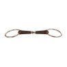 Filete sencillo de anillas Flex rotura simple medio 18 mm 14,5 cm - Blanco