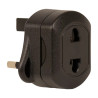 Toma convector UK - Negro