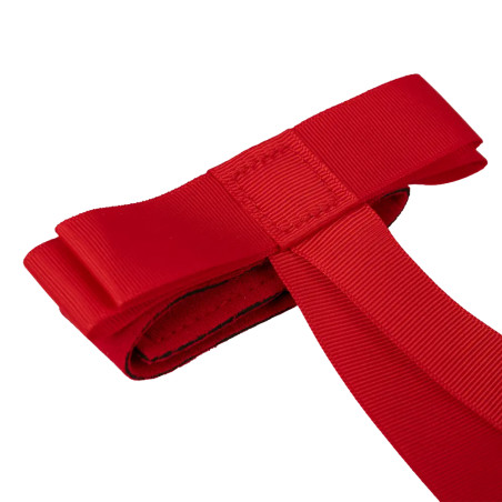 Cinta roja con velcro