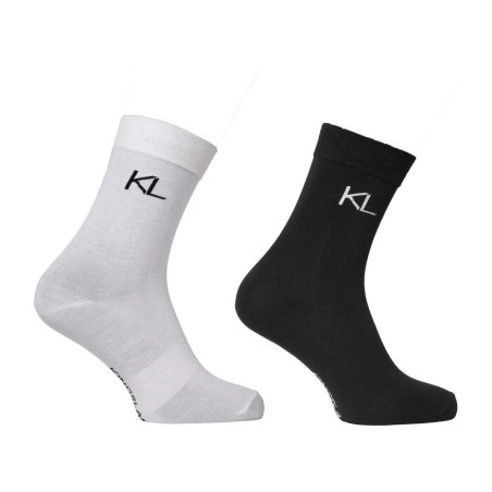 Pack de dos pares de calcetines media caña KLLindsey Kingsland