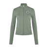 Chaqueta con cremallera de microforro polar para mujer KLLucy Kingsland - Verde escarabajo