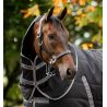 Caperuza de establo Rambo 200 g Horseware - Negro / tormenta / gris plateado