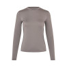 Camiseta de entrenamiento para mujer con cuello redondo KLLea Kingsland - Marrón hierro