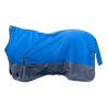 Manta highneck HKM Glasgow 1200D 100g - Azul cobalto / gris
