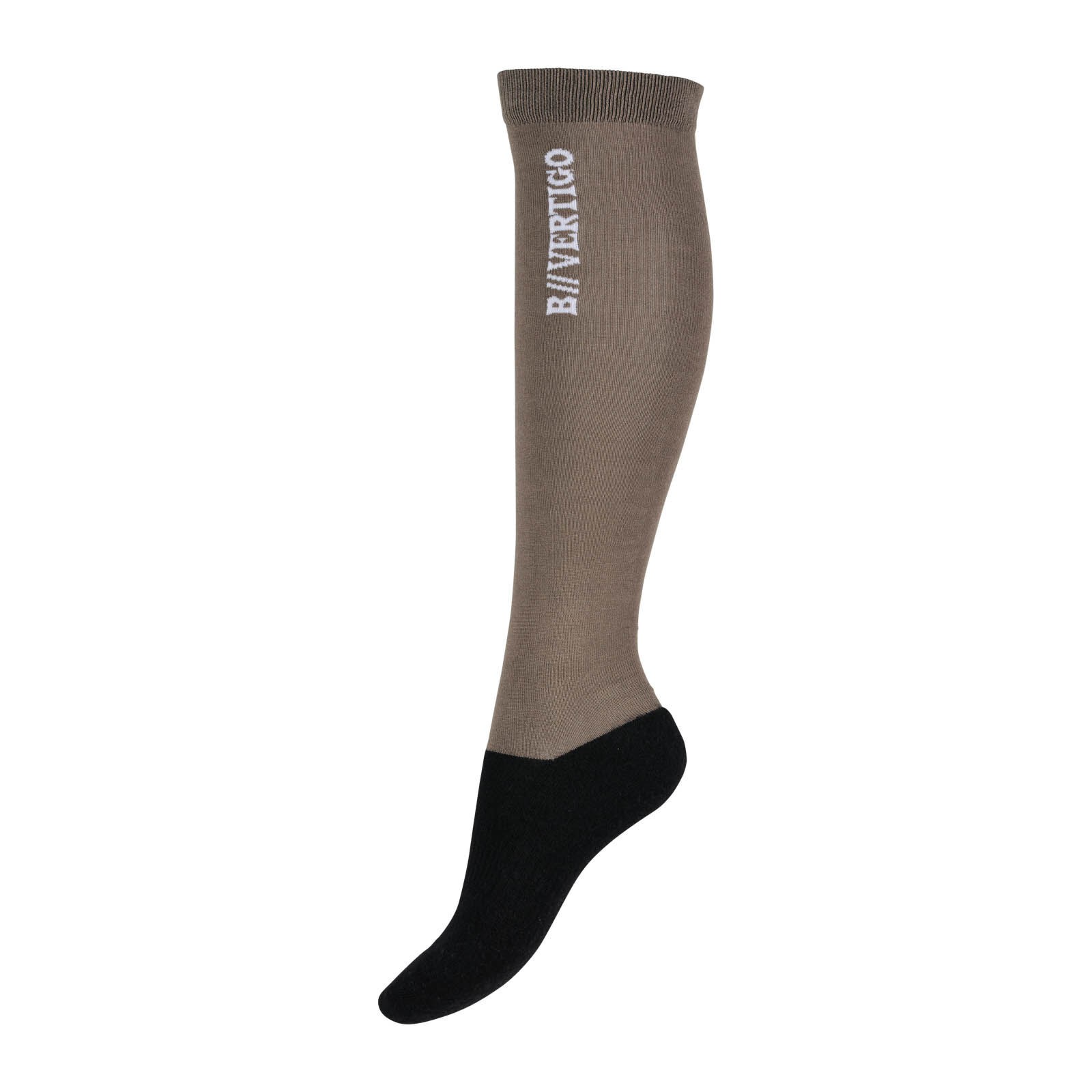 Calcetines B Vertigo Beryl Bamboo Wool Lobo de madera marrón / negro