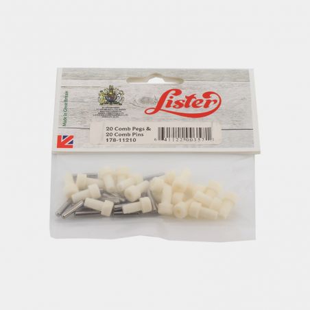 20 pines Lister y tapones tipo peine