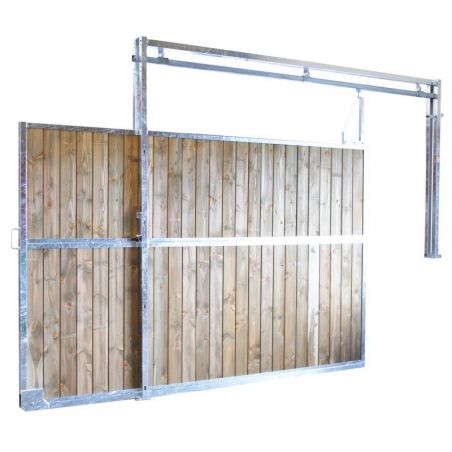 Caja corredera de madera maciza separación 4 m La Gée