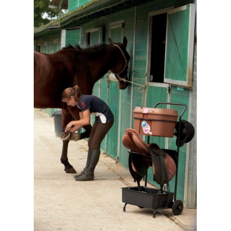 Carrito de sillín con baúl de aseo Box Colors La Gée