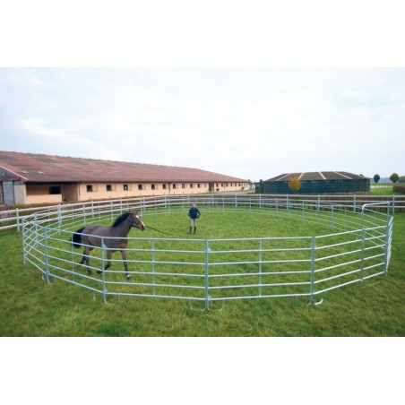 Círculo de trabajo galvanizado Ø 10 m Panel 3,60 m La Gée