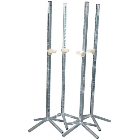 Pack de 4 candelabros de metal sencillos La Gée